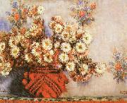 Claude Monet Chrysanthemums ss oil painting reproduction